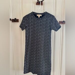 Michael Kors Black and White Logo Dress